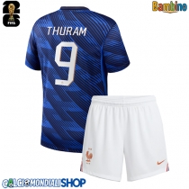 Maglie da calcio Francia Marcus Thuram #9 Prima Maglia Bambino Mondiali 2026  Manica Corta + Pantaloni corti)